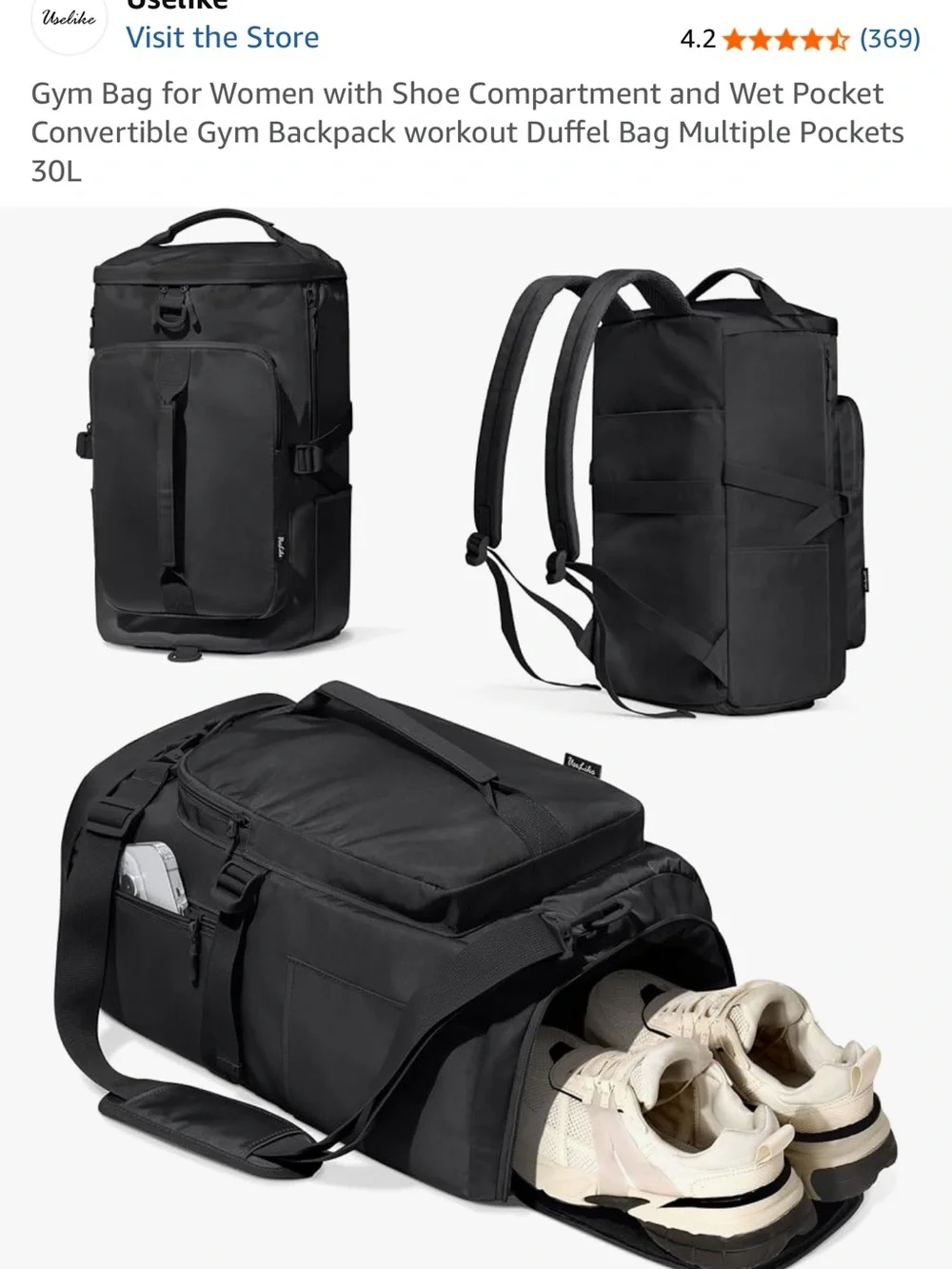 Grey Backpack - Casual Daypack